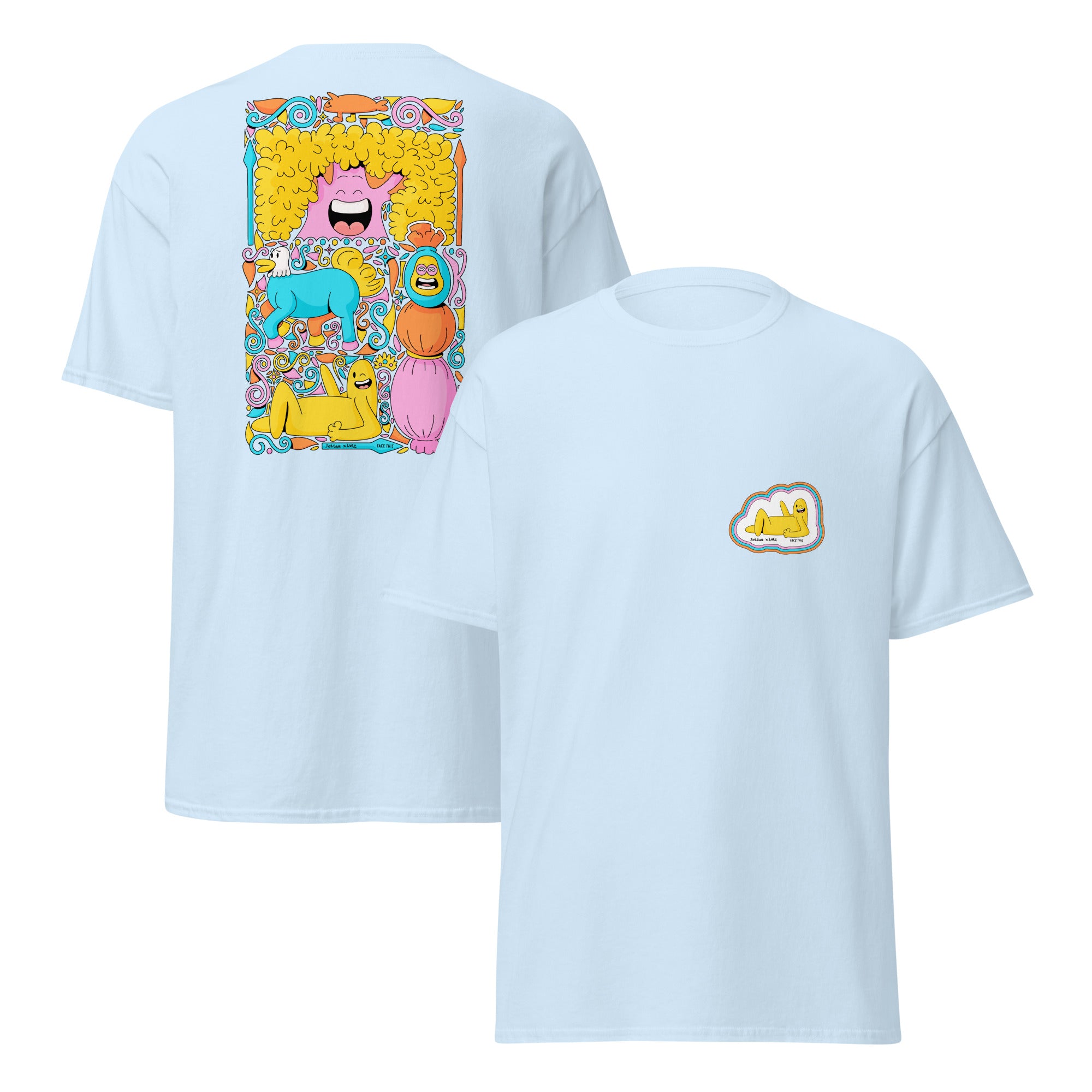 Luke McConkey x Jordan (11) T-shirt | Face This [back]